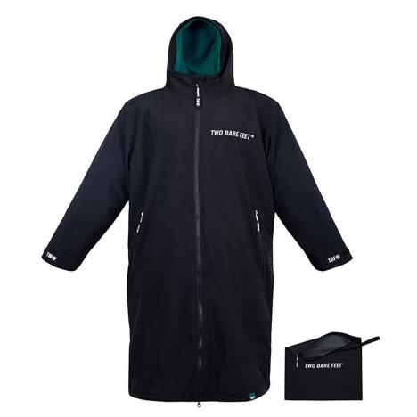 Two Bare Feet Kids Weatherproof Packable Changing Robe & Travel Bag - Black / Sea Green £74.99